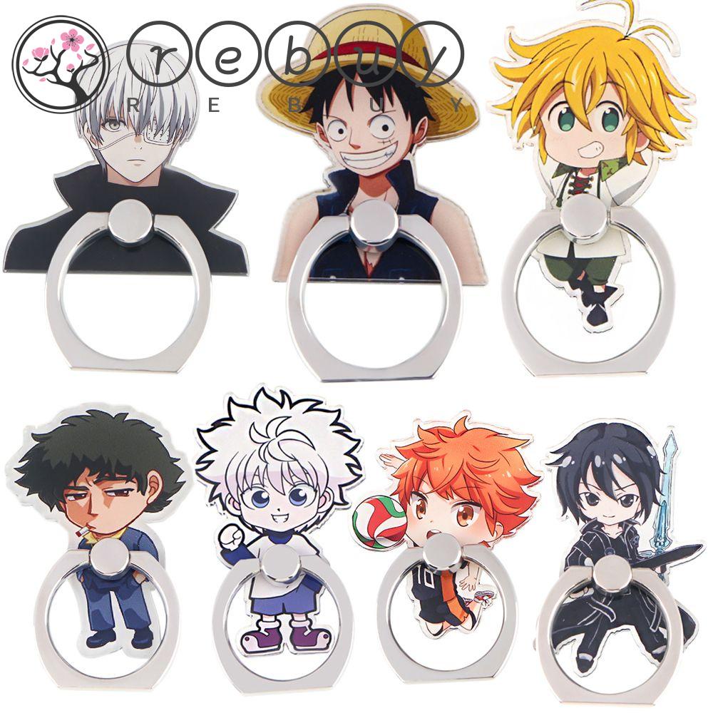 Rebuy Inuyasha Bracket Ring Stand Holder Handphone Anti Jatuh Bahan Metal Desain Dragon Ball