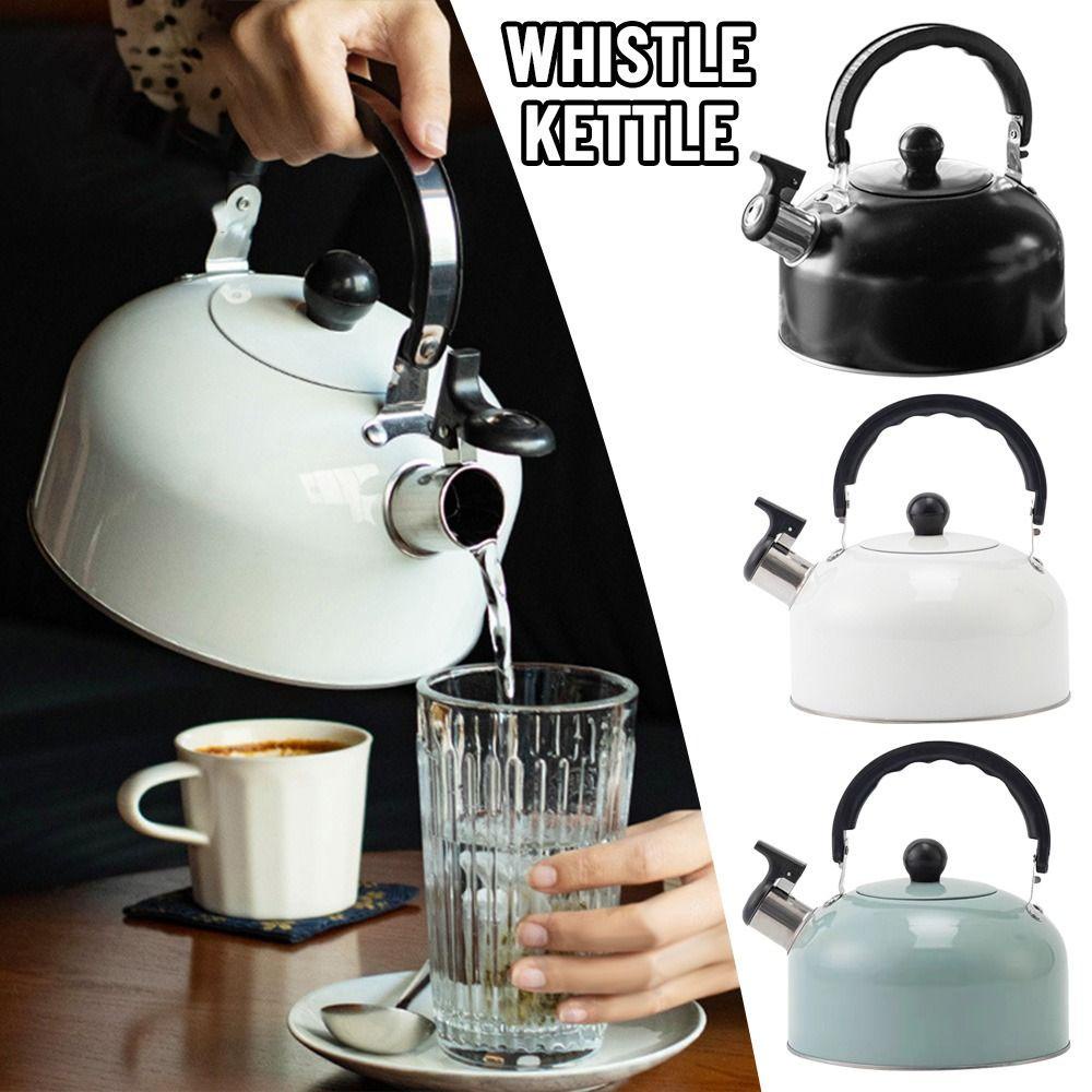 Populer 3L Whistling Kettle Portable Untuk Rumah Kantor Restoran Ergonomis Handle Teakettle