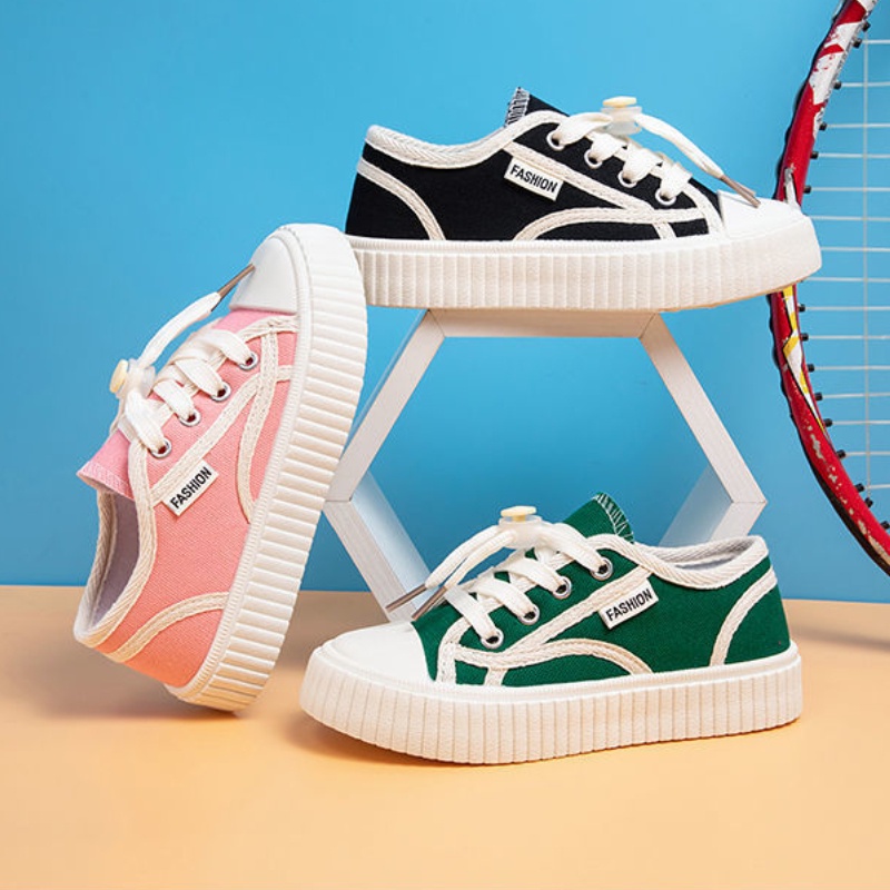 COD BAYAR DITEMPAT &gt; &gt; &gt; 30223 Sepatu Sneakers Kanvas Anak Perempuan / Laki-Laki Fashion With Box