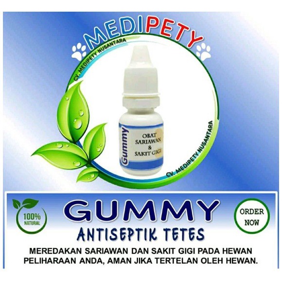 Gummy Obat Sariawan Tetes - Obat Sariawan Kucing Anjing