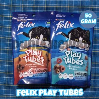 NEW SALE TERLARIS Snack/cemilan Kucing Felix Play Tubes / Tube Cat 50 gr 50gr 50 g 50 g - CHICKEN LI