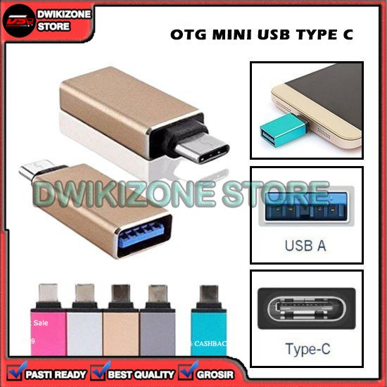 [GROSIR] OTG TYPE C TO USB CONVERTER DATA TRANSFER TYPE C XIAOMI SAMSUNG REDMI