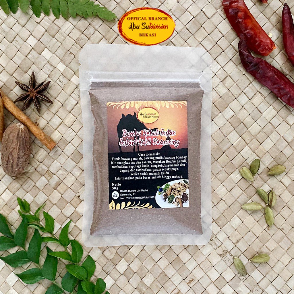 

Bumbu Kebuli Sachet Abu Sulaiman 50 gr