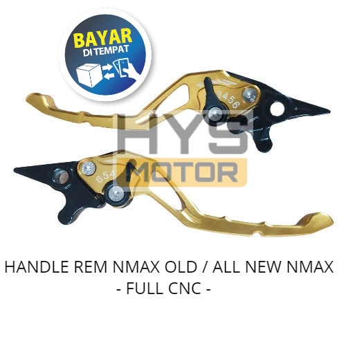HYS Handle Rem / Handlebrake Stelan Jarum YAMAHA NMAX CNC - GOLD