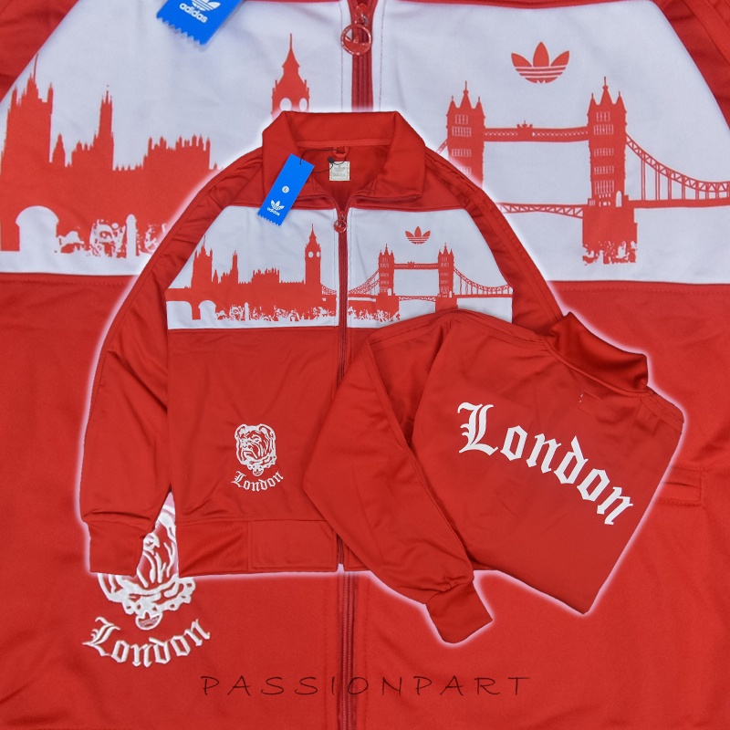 JAKET TRACKTOP ADIDAS LONDON BRIDGE ORIGINAL TERLARIS TERMURAH UNISEX CEWEK COWO