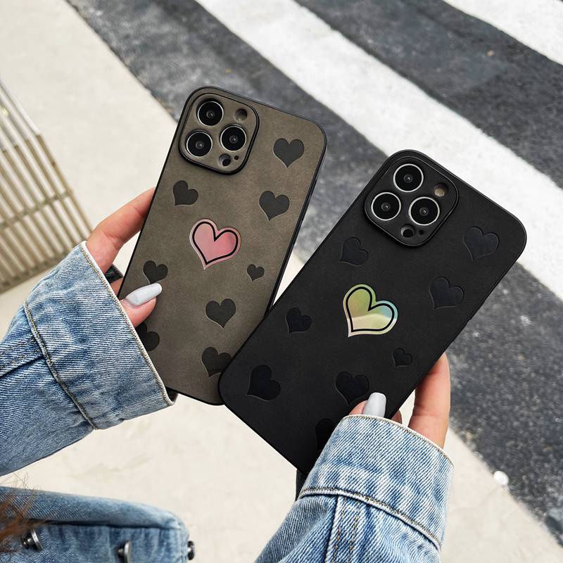 Nice Shine Laser Love Hard Case HP iP iPhone 14 + Plus 11 12 13 Pro Max X XR XS Max FTD Casing Apple