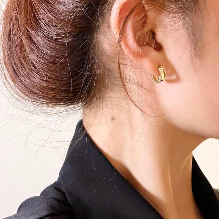 Desain Sederhana Mini U Earring Ear Studs Wanita Gadis Aksesori Busana