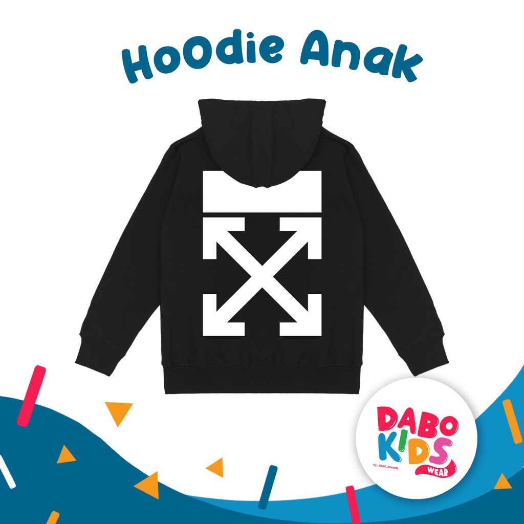 Sweatshirt Hoodie Anak Crewneck Polos Sablon Kartun Laki laki dan Perempuan Sweater Distro Bandung O