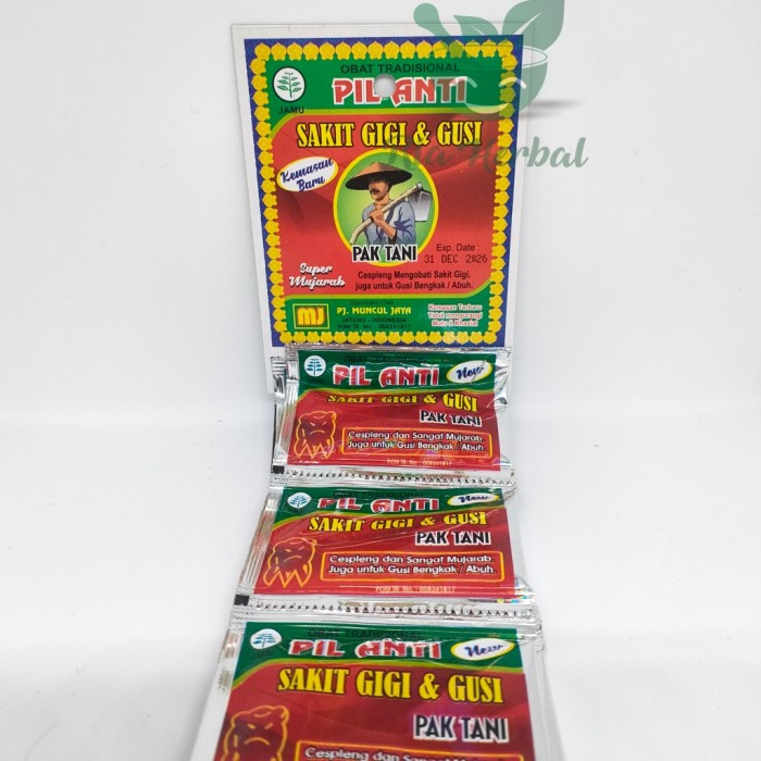 

PIL PAK TANI SAKIT GIGI ORIGINAL ASLI