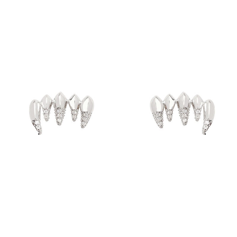 925 Perak Jarum Mewah Indah Ambil Anting Wanita Fashion Ear Studs
