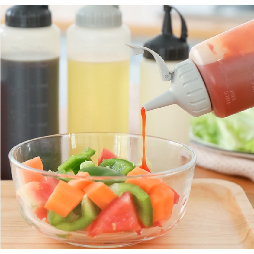 [Unggulan] Sealed Juice Selai Wadah Penyimpanan Saus Isi Ulang Preserve Can Scale Design Squeeze Botol Bumbu Salad Madu Cuka Dispenser Jar Untuk Memasak BBQ Piknik