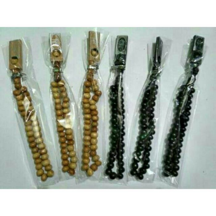 TERMURAH Tasbih Kayu dan Mutiara 33 Butir/Harga Grosir