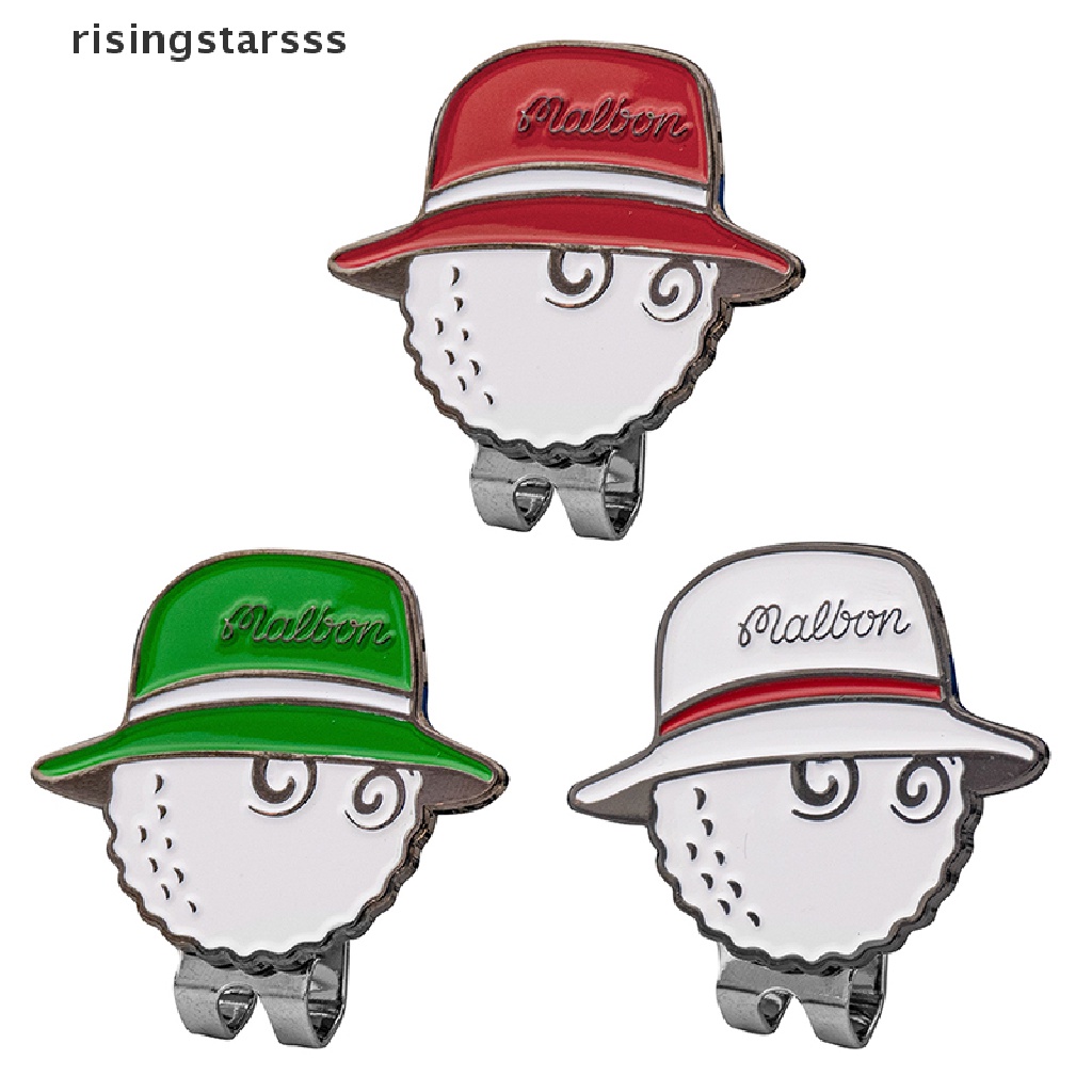 Rsid Span-new 1pcs Mark Ball Topi Golf Klip Topi Golf Magnet Klip Dengan Magnet Golf Putg Aksesoris Golf Marker Pria Wanita Jelly