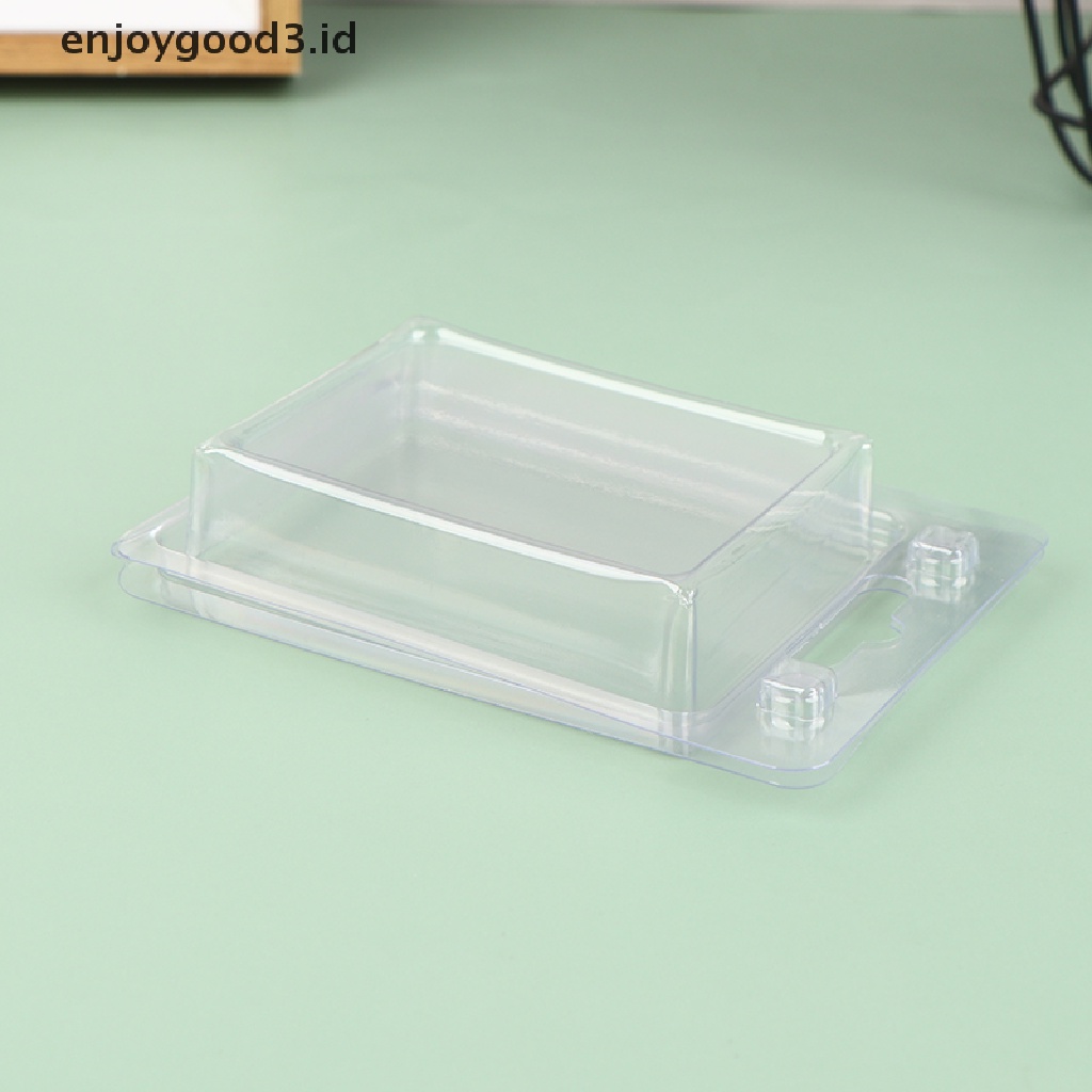 [Rready Stock] Plastik Transparan Setengah Lipat PVC Mainan Hardware Lipat Blister Kemasan Kotak (ID)