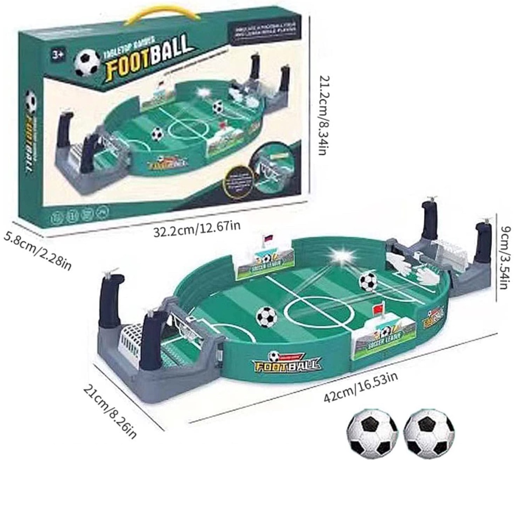 Ukuran Lebih Besar Tabletop Sports football Sepak Bola Hoki desktop Permainan Papan Pesta Keluarga Dengan 2bola