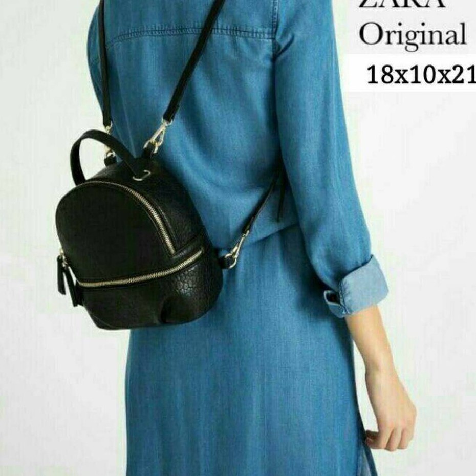 Tas Ransel Import Backpack ZR ORI Croco Ransel Tas Punggung Wanita Import