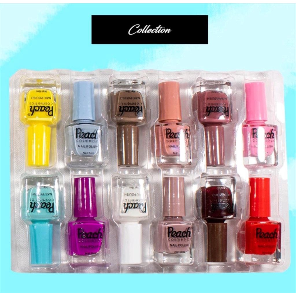 PEACH COSMETICS NAIL POLISH COLLECTION B 8ml