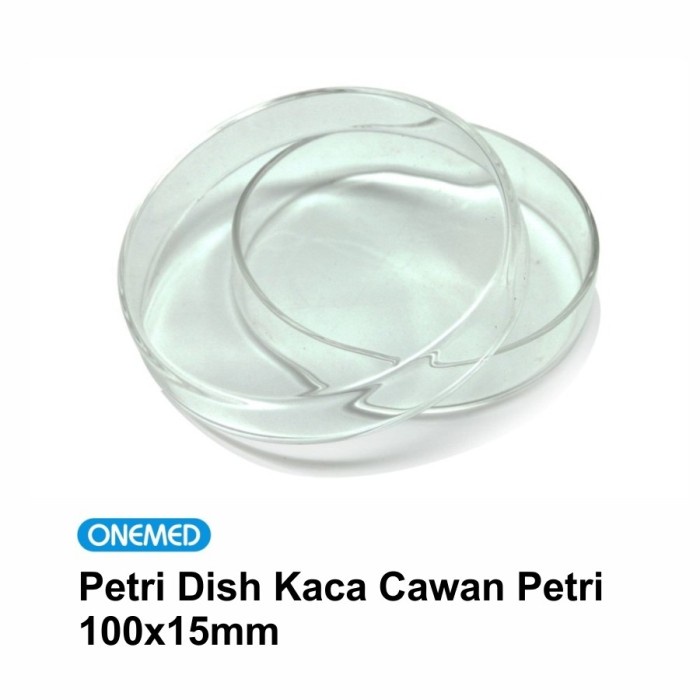 Petri Dish Kaca Cawan Petri 100x15mm