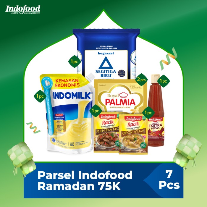 

Hampers Parsel Indofood Ramadan / Hampers Lebaran 75K