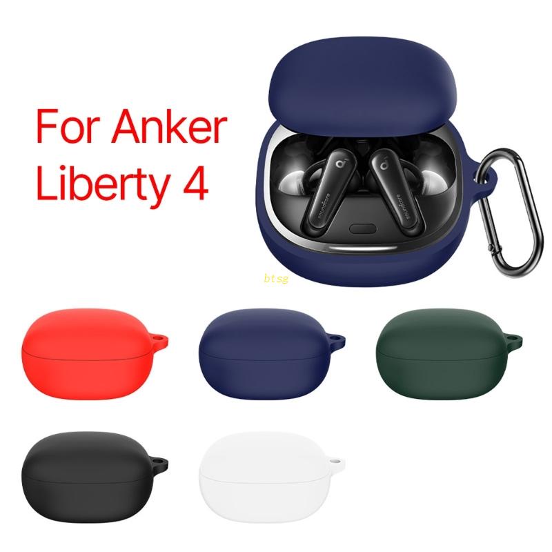 Bt Casing Pelindung Anti Jatuh Bahan Silikon Kerang Untuk Headset Anker Liberty4