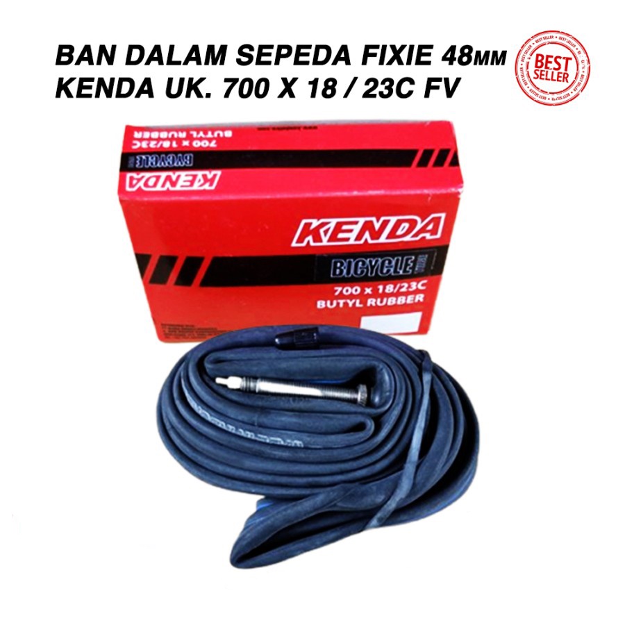 Ban Dalam Sepeda Kenda 700 x 18/23c FV 48mm Ban Dalem Fixie Roadbike