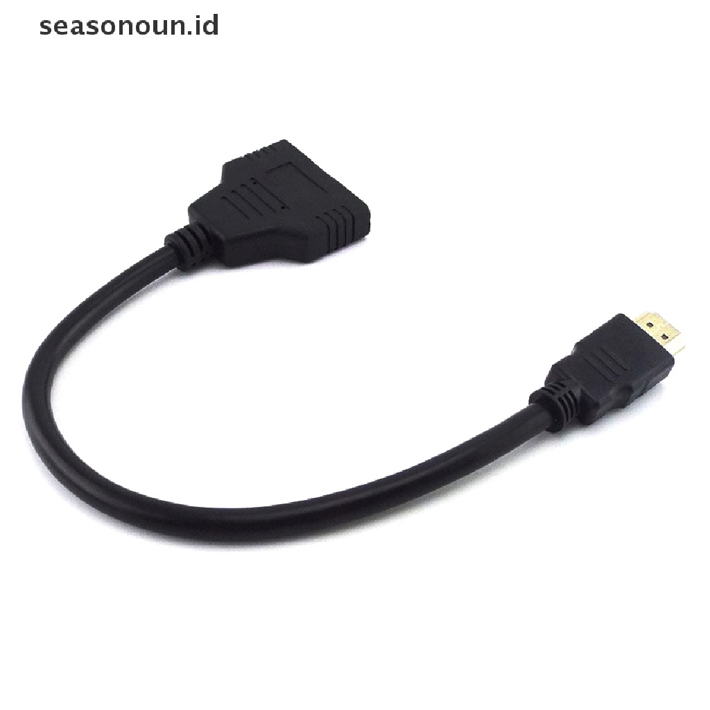 Kabel Splitter Input Dua Output Seasonoun One 1kabel Adaptor Splitter Y Male to 2female.