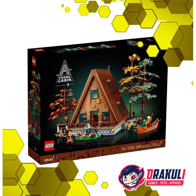 Drakuli Hobbies Toys LEGO A-Frame Cabin 21338
