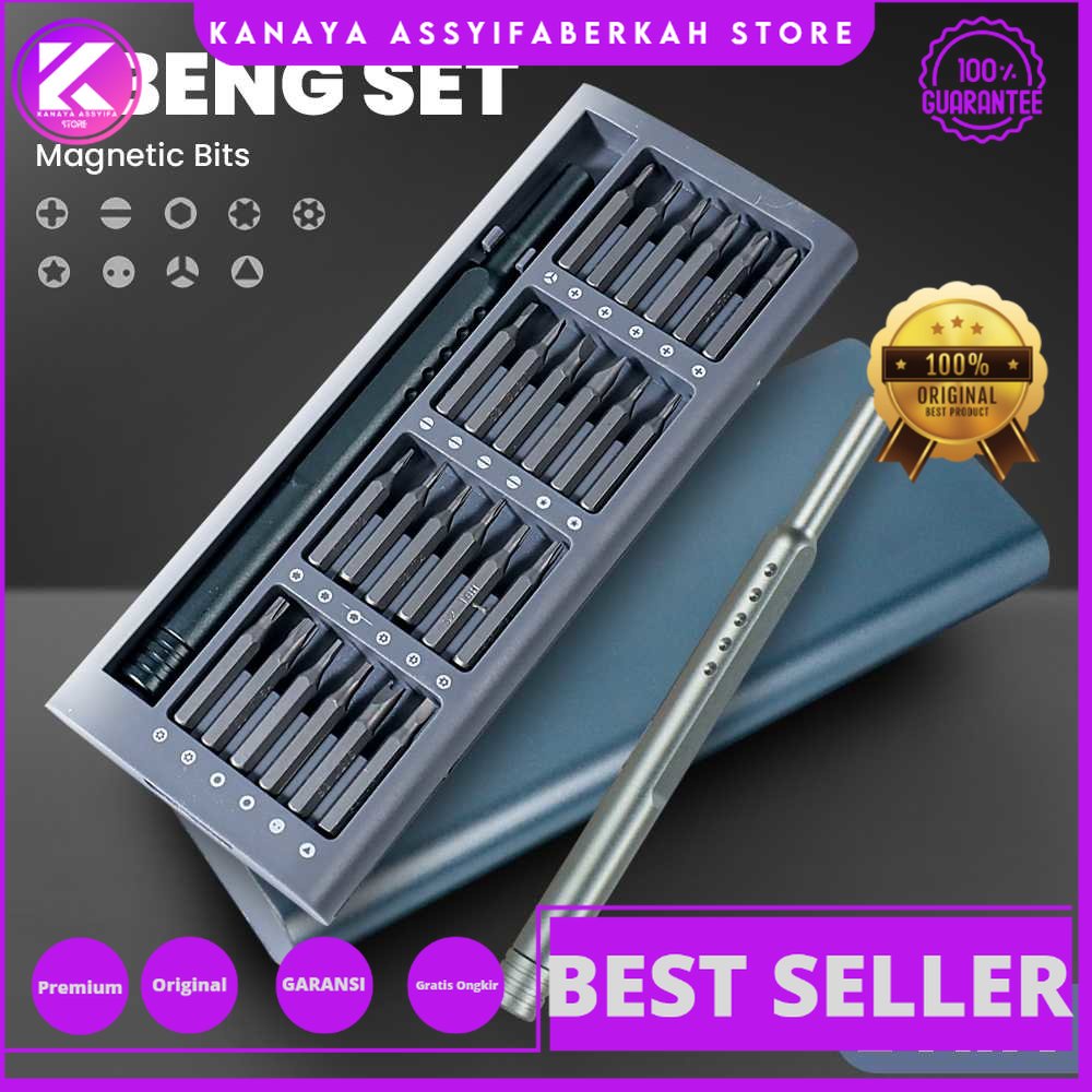 Xzante Wiha Obeng Set Magnetic Bits 24 in 1 - W24