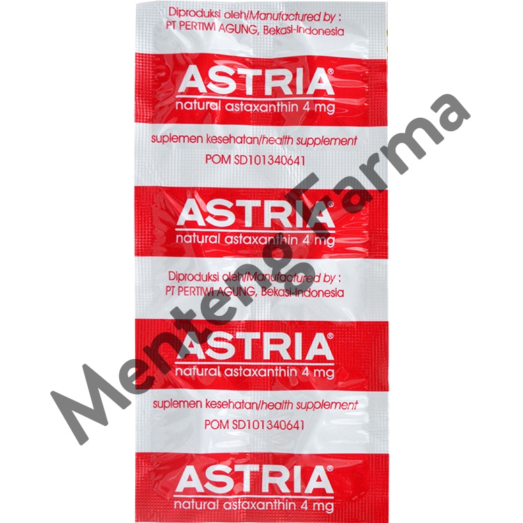 Astria 4 mg 6 Kapsul - Suplemen Daya Tahan Tubuh
