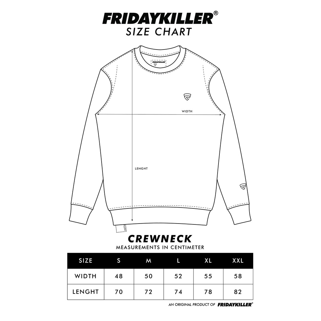 SWEATER FRIDAY KILLER | UNIV OVER CREWNECK