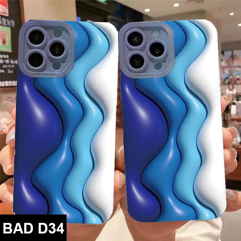 FOR APPLE X XR XS XS MAX SOFTCASE MOTIF AKSEN 3D - BDC