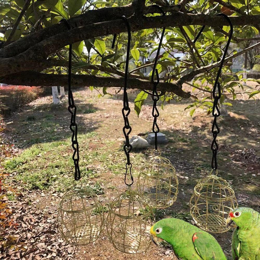 Solighter Bird Feeder Hewan Dengan Pengait Halaman Kebun Feeder Bird Cage