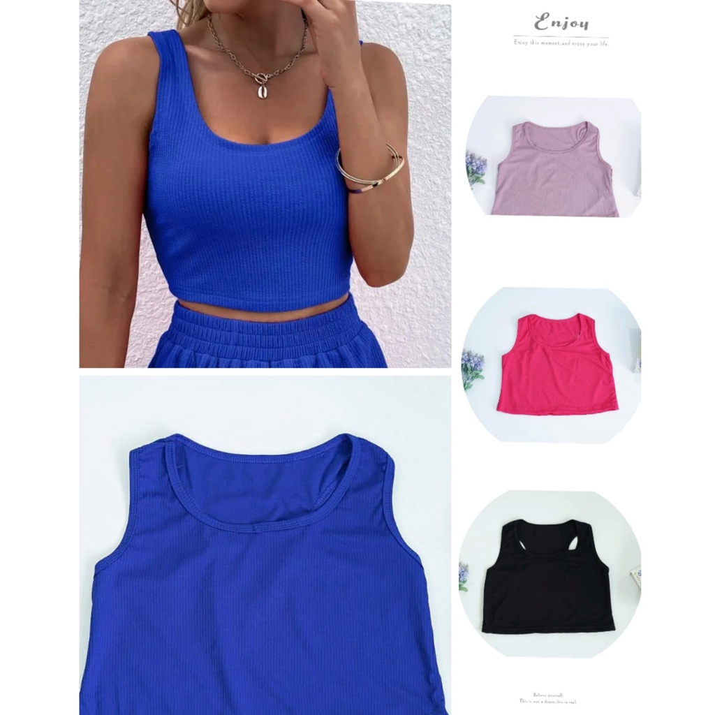 HUM - RFS Yukensi  Crop Wanita Kekinian /  SUMMY Crop Tanktop