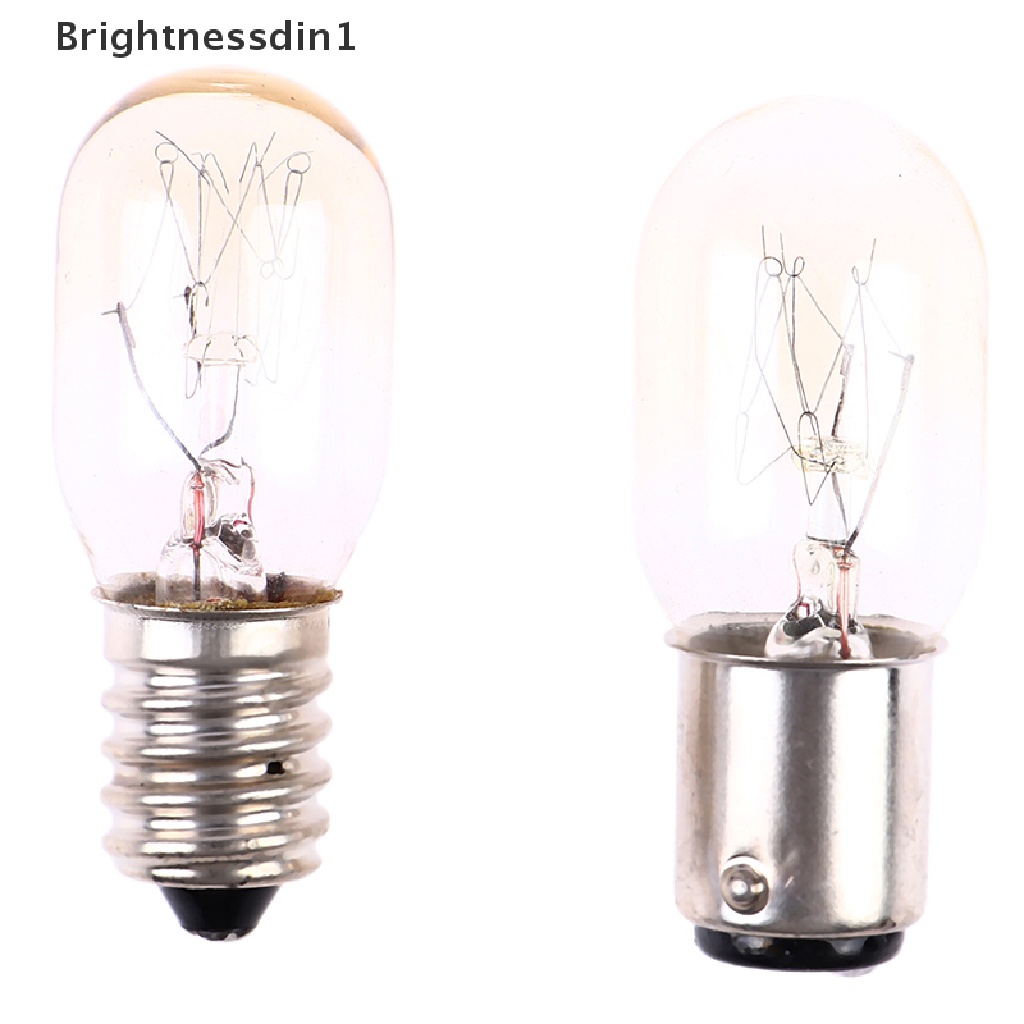 [Brightnessdin1] Bohlam Mesin Jahit 15W 220v Lampu Pijar Jagung LED Kulkas Light Bulb Butik