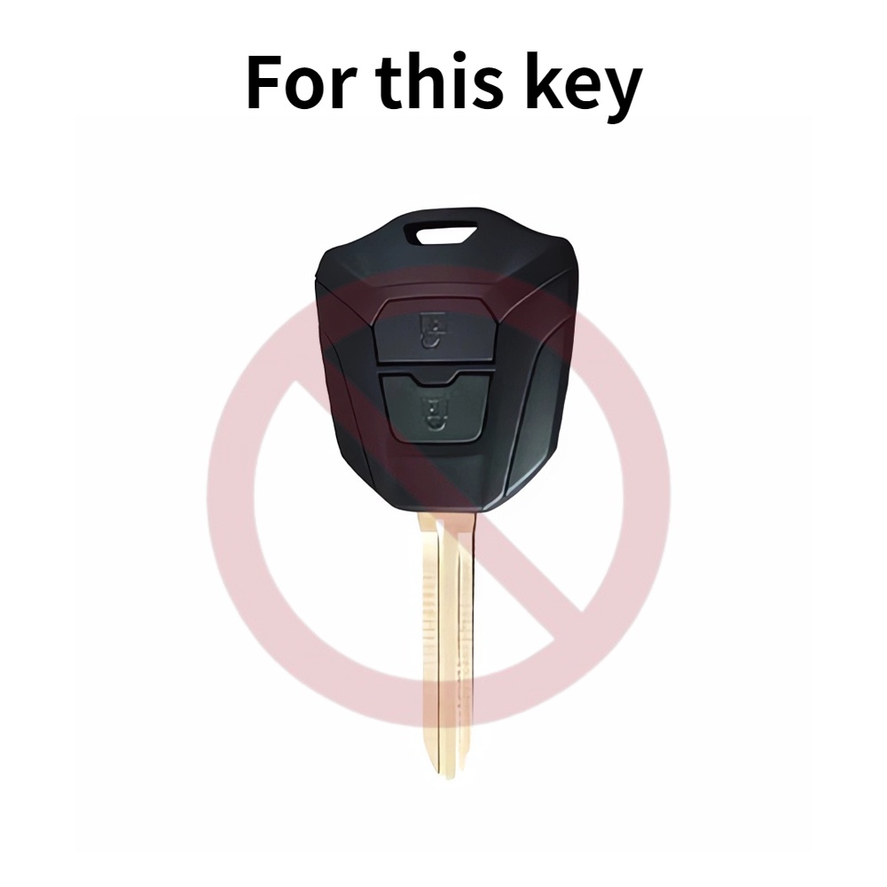 Tpu Key Case Remote Cover Fob Dengan Gantungan Kunci Untuk Isuzu D-MAX 2020-2022 Mu-7 Mu-x Pelindung Shell