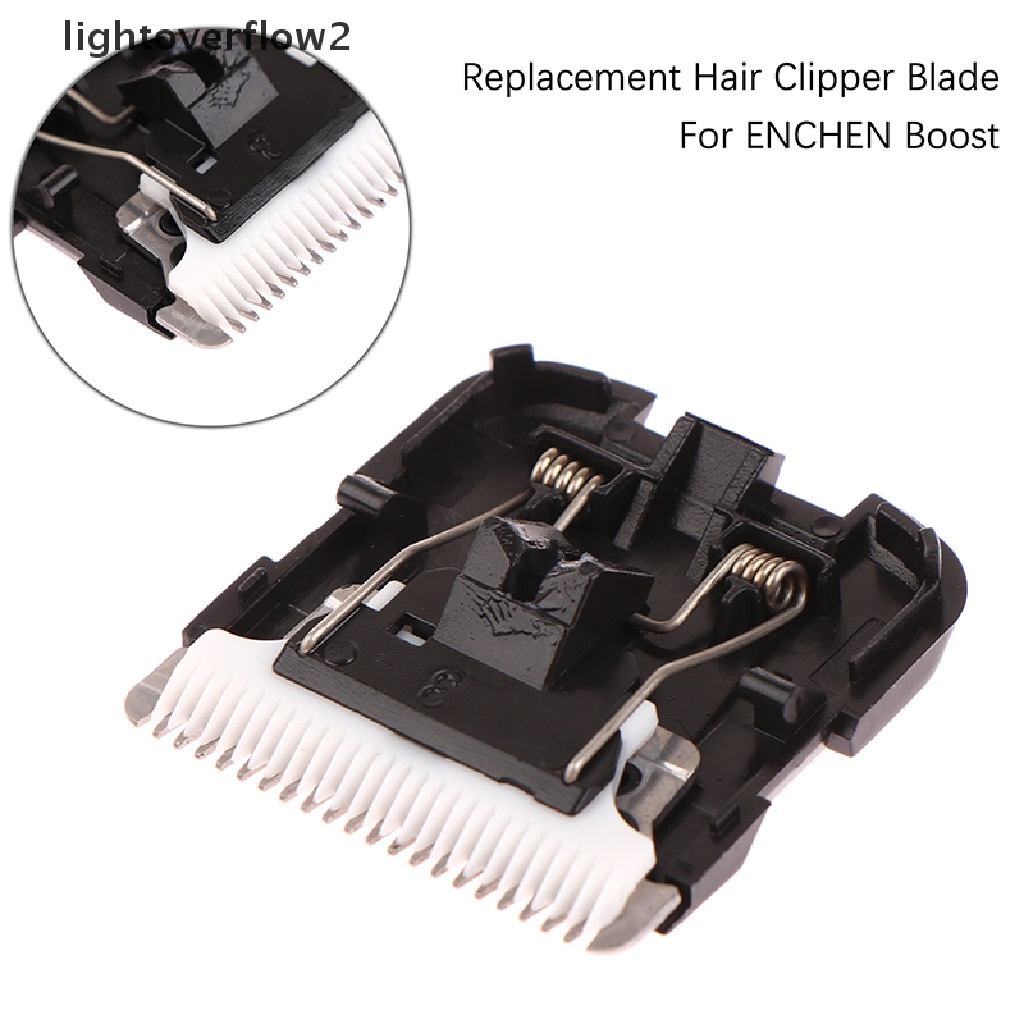 [lightoverflow2] Replacement Hair Clipper Blades Ceramic Cutter Head For Enchen Boost Hair Cutter Hair Clipper Universal Accessories [ID]