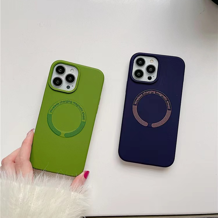 IPHONE Casing Hisap Magnetik Kelas Atas Berlaku Untuk Iphone14 13 12 11 Pro Max 14plus Silikon Cair Casing Pencegah Jatuh