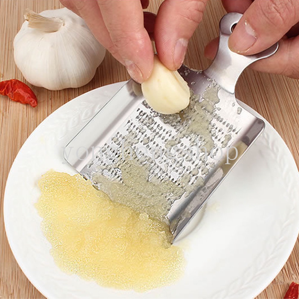 Kreatif Stainless Steel Jahe Penggiling Manual Wasabi Alat Penggiling Parutan Bawang Putih Penghancur Tumbuk Kentang Graters Presser Aksesoris Dapur