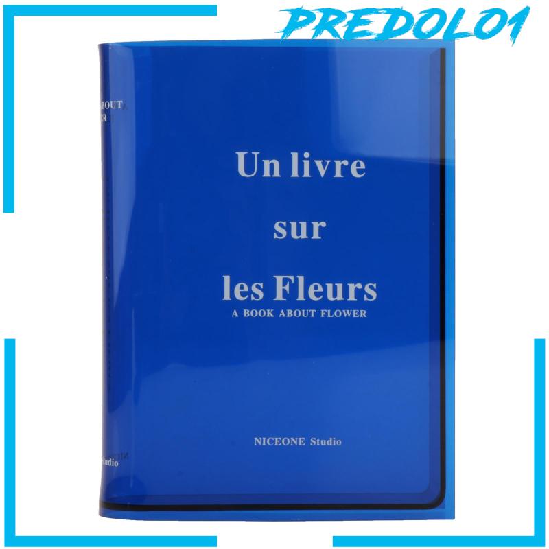 [Predolo1] Vas Buku Minimalis Modern Vas Meja Akrilik Untuk Dekorasi Rumah Ruang Makan