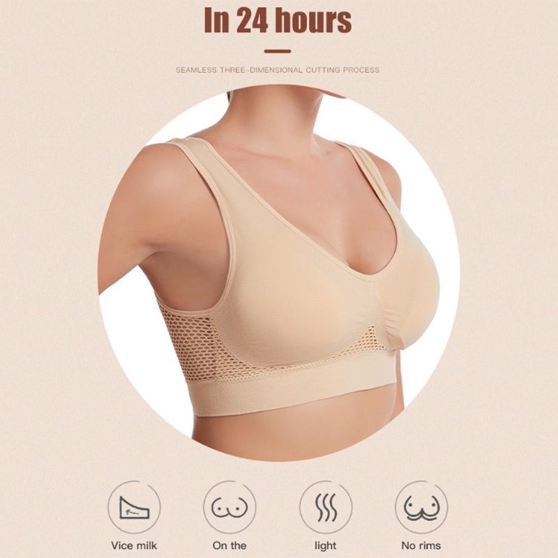 ANGEL MOMMY SPORTS BRA TANPA KAWAT GYM YOGA OLAHRAGA BH JUMBO S6