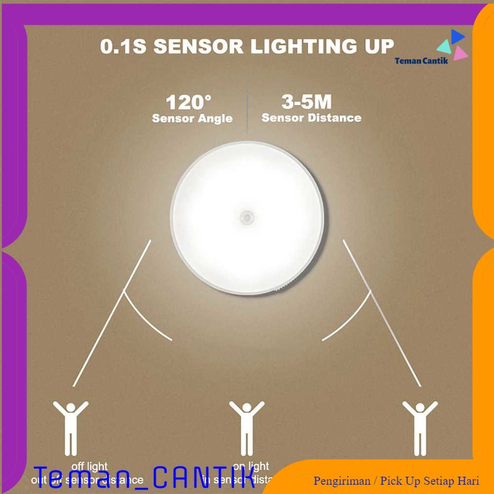 TC - LMP Sulala Lampu Tidur Minimalis USB Night Lamp Warm White 8 LED - SU34