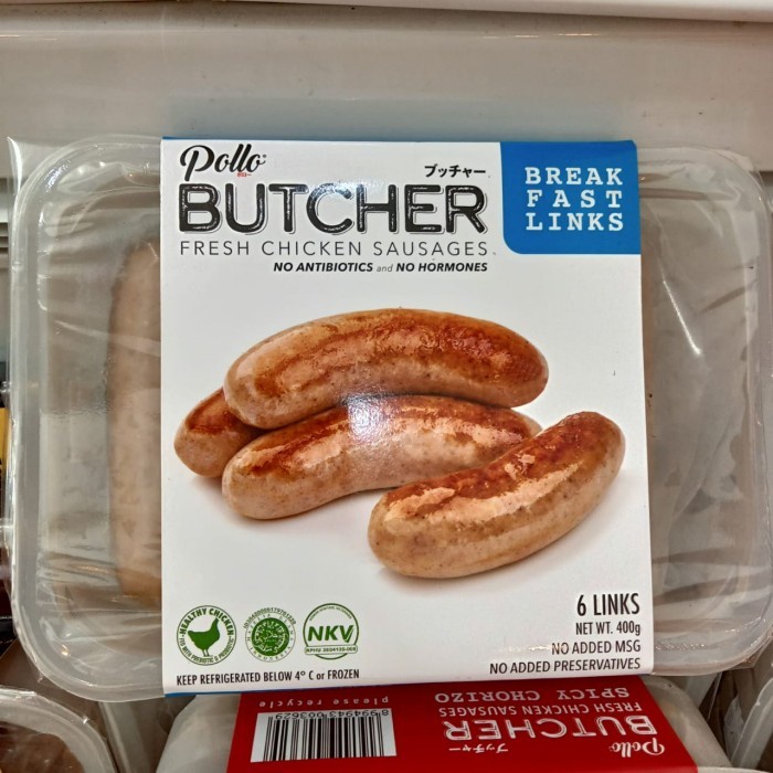 

SOSIS POLLO BUTCHER BREAK FAST 400GR
