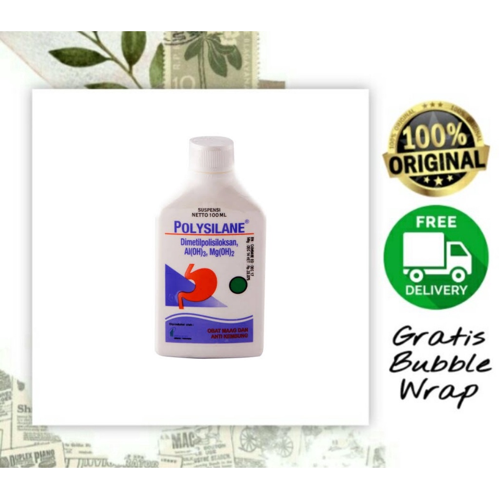 Polysilane Suspensi / Polysilane cair / Obat maag cair
