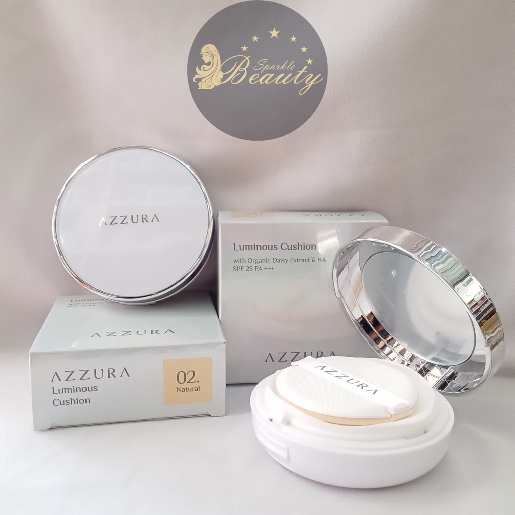 AZZURA LUMINOUS CUSHION 15g/ORIGINAL/BPOM/azzura kosmetik/cushion wajah/azzura official store kosmet