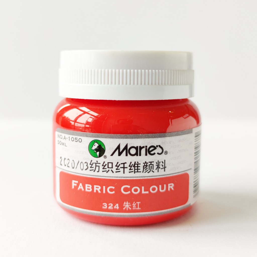 

MARIES FABRIC COLOUR NO. A-1050 / CAT KAIN 50ML / CAT KAIN MARIES / CAT KAIN / BAJU VERMILION-324