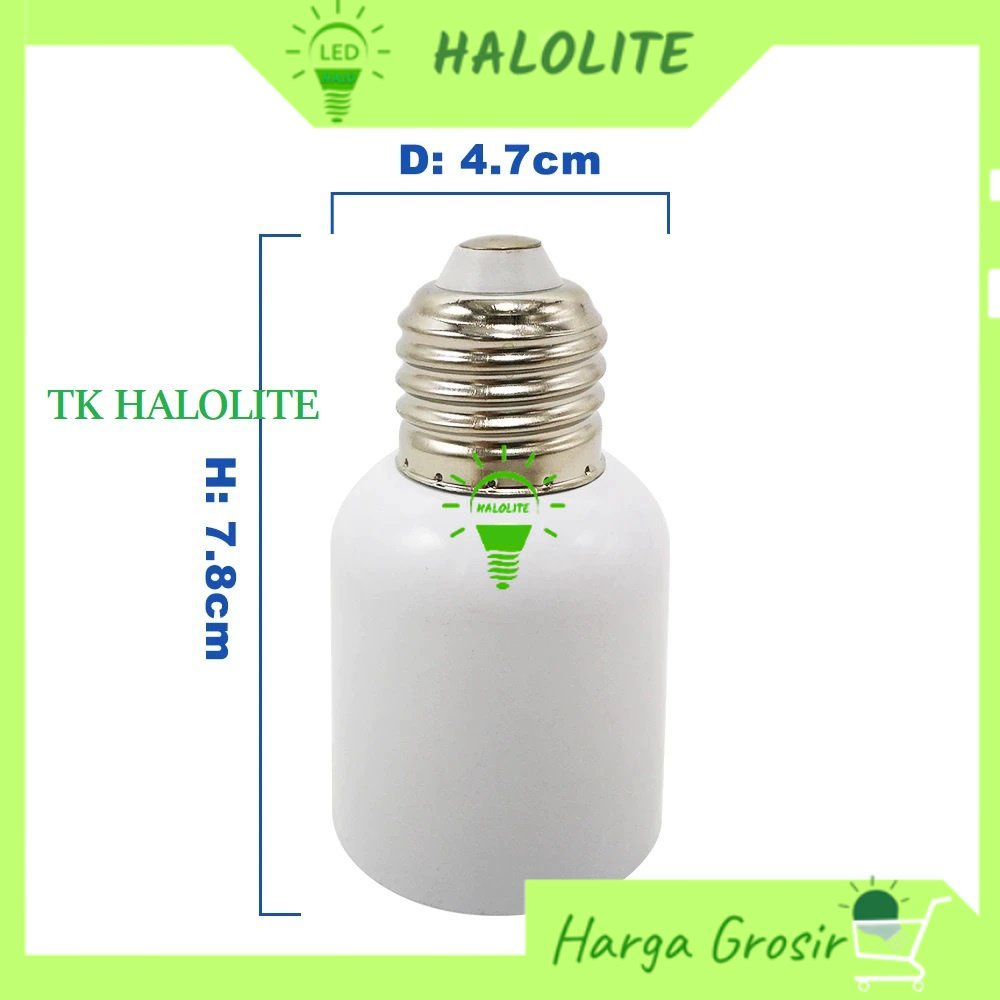 Converter Lampu Fitting E27 ke Fitting E40 Fiting Over E 27 E 40