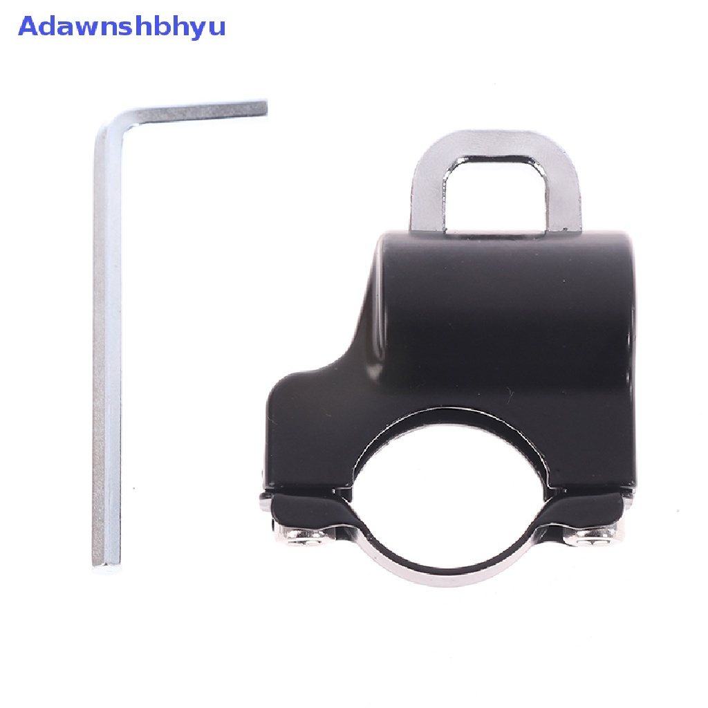 Adhyu Motorcycle Universal Helmet Lock Handlebar 22-26mm Anti-theft Security Motorbike ID