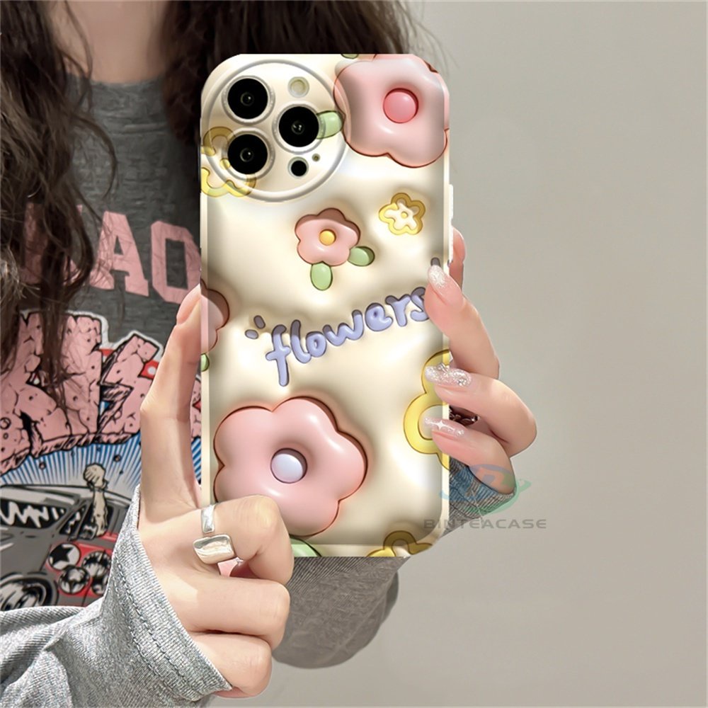 Casing hp Realme 10 C15 C12 C21Y C25Y C25S C11 2021 realme C11 2020 C20 realme 5 5i 6i C3 8i Tulip Rabbit Silikon Airbag Case Binteacase