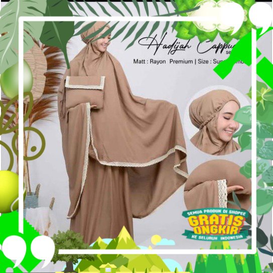 MUKENA DEWASA RAYON BALI PREMIUM MUKENA TRAVELING RAYON KHADIJAH HADIJAH MUKENA RENDA RAJUT POLO / s