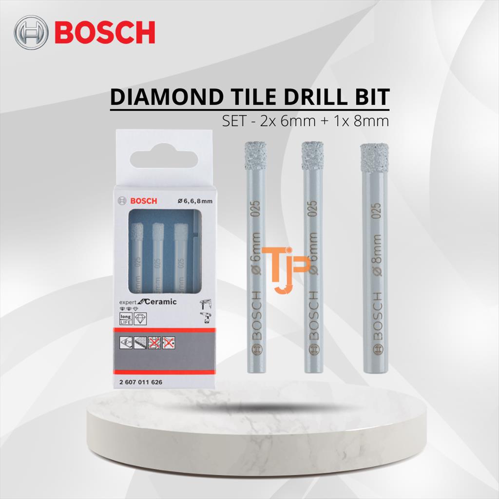 BOSCH MATA BOR KERAMIK / DIAMOND TILE DRILL BITS SET